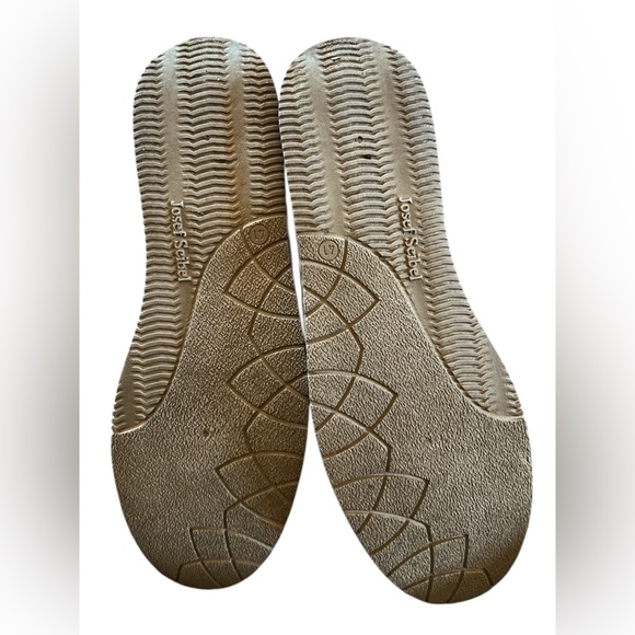 Josef Seibel Leather Slip-On Loafers EU 41 Tan Cutout Comfort Shoes - Picture 5 of 6